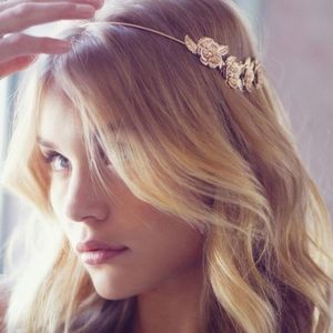 NWOT {Free People} Golden Flowers Halo